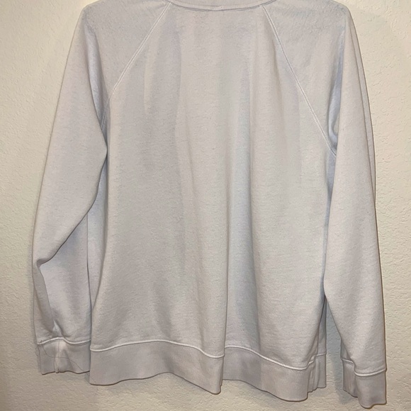 Old Navy white sweatshirt with deep colored rainbow. Size L. Excellent condition - Picture 2 of 5